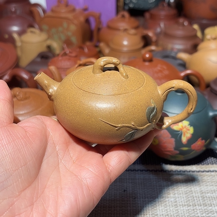 茶壶紫砂原矿宜兴紫砂微瑕