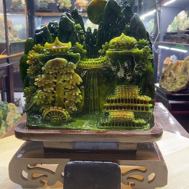 阳***亮玉家居摆件玄关摆件