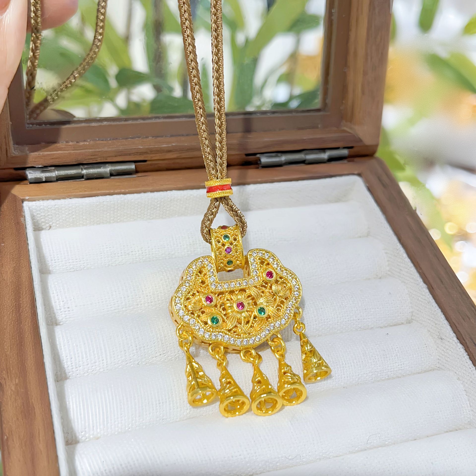 999古法实心优品定制送礼佳选高定如意锁