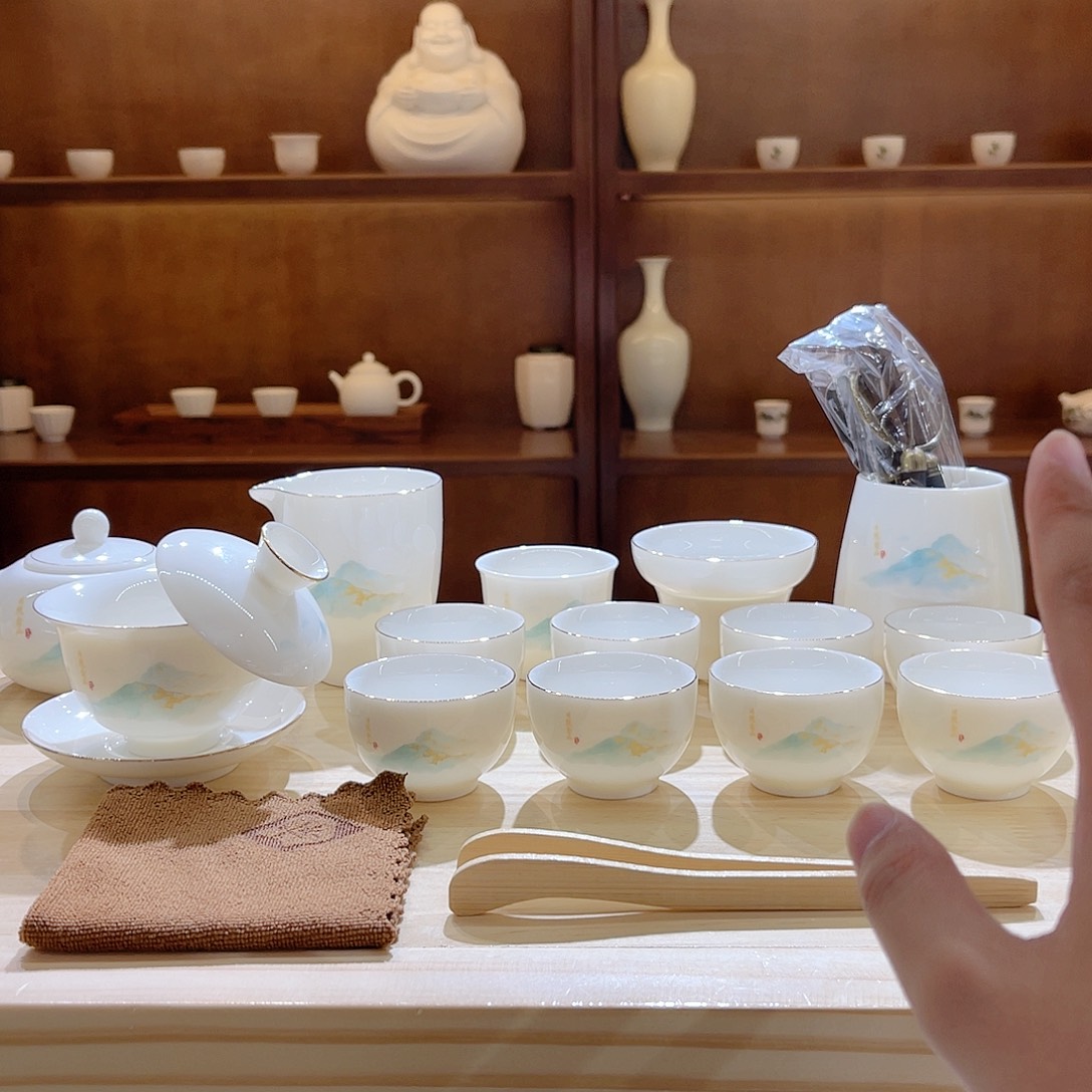 瓷片羊脂玉瓷羊脂玉瓷