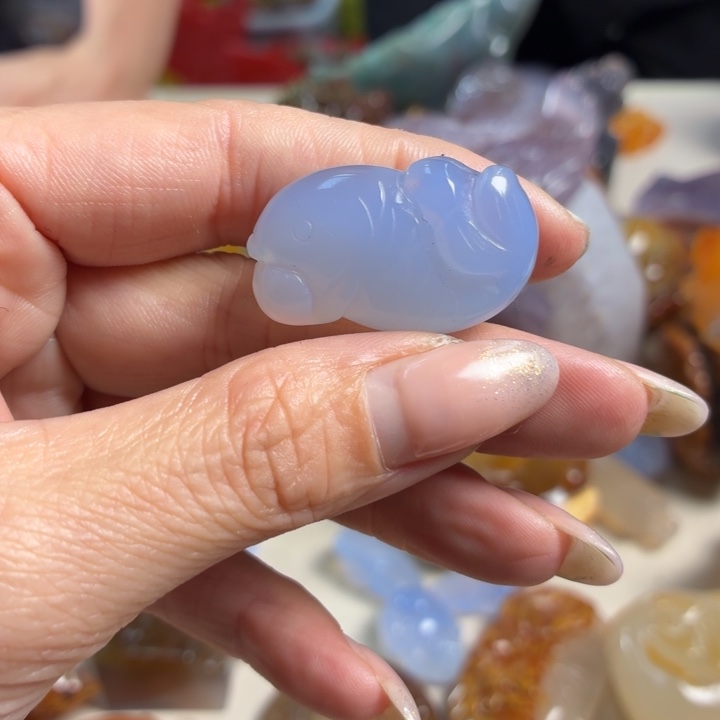 玛瑙/玉髓未镶嵌吊坠(不含链)