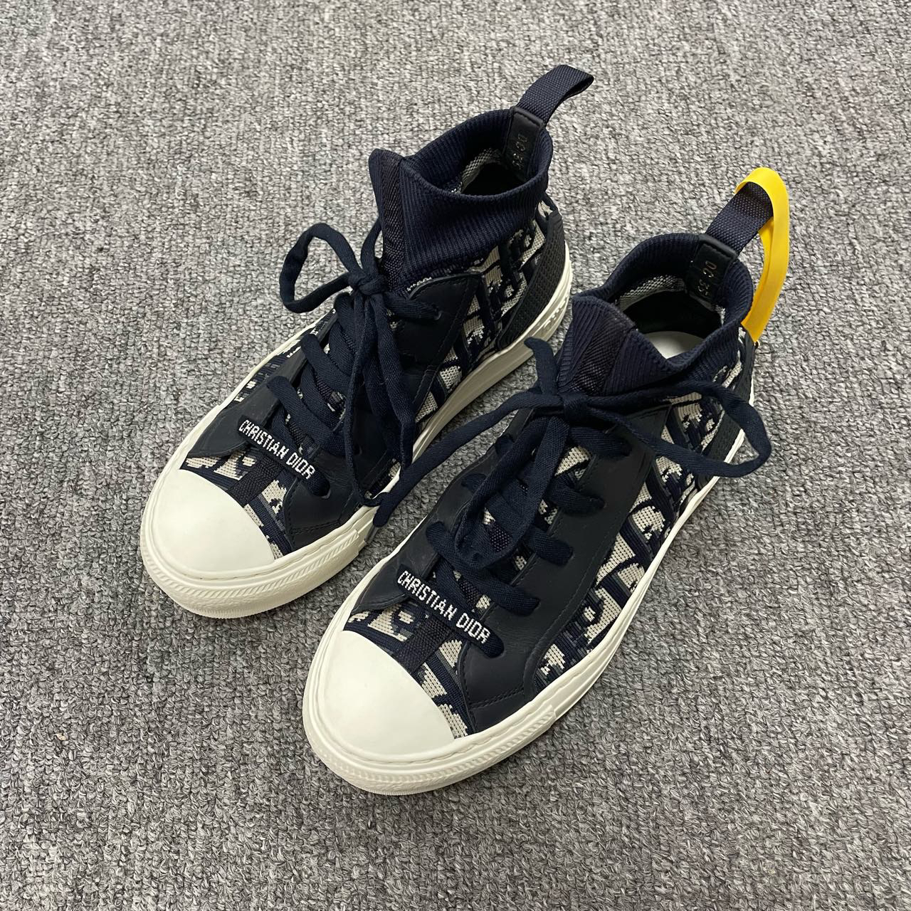 95新 DIOR/迪奥 Walk'n'Dior 厚底鞋高帮时尚板鞋 35码/7959