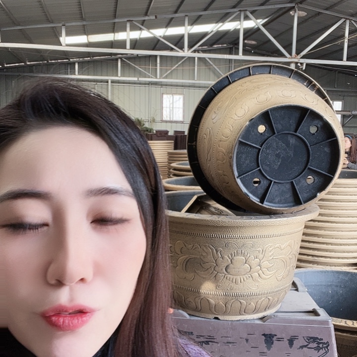 圆70口径花盆一个