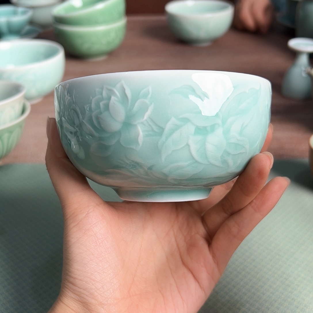 云间青瓷小米茶器龙泉