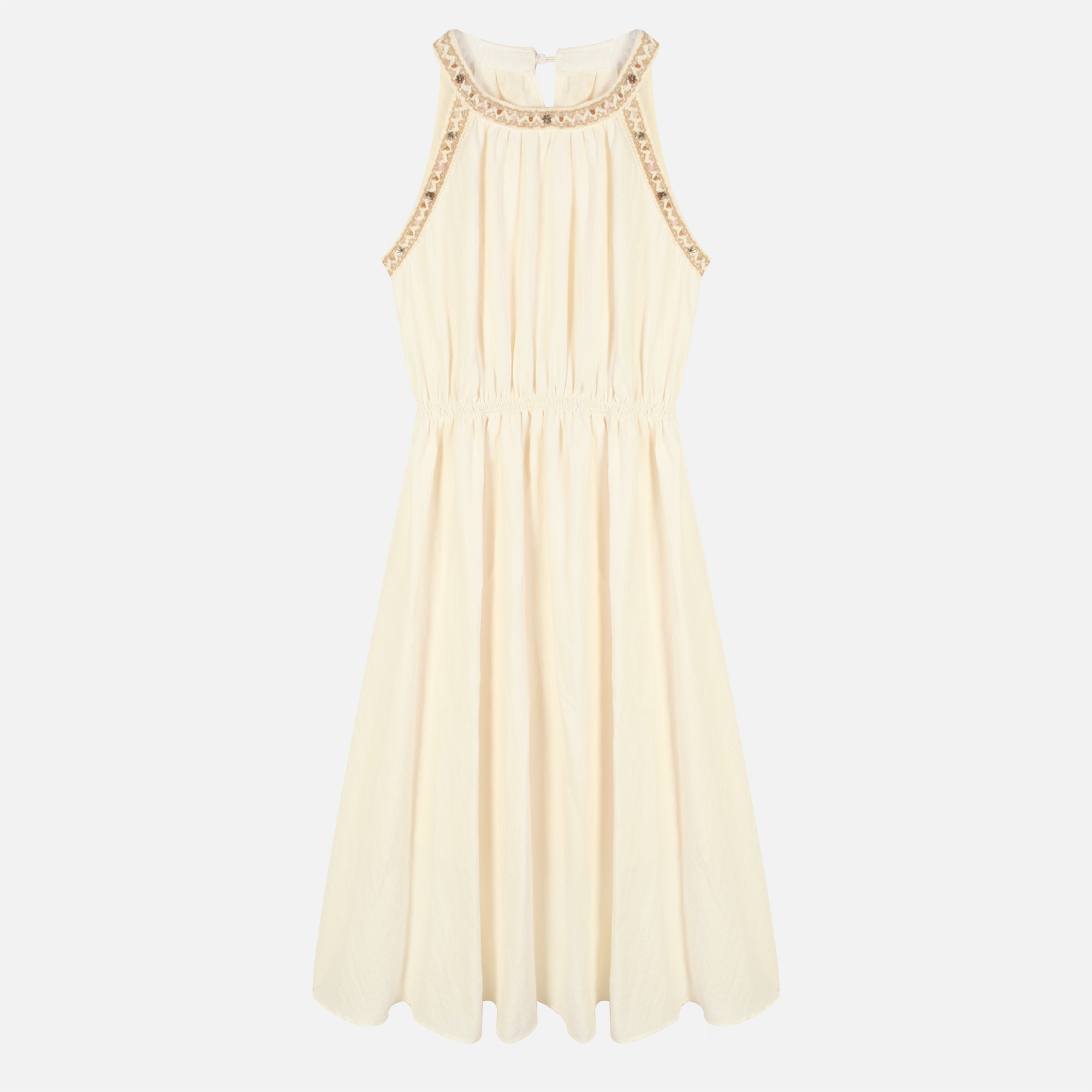 大璐●【浪漫土耳其】气质挂脖百搭时尚显瘦无袖连衣裙预DLX5LYQ2710