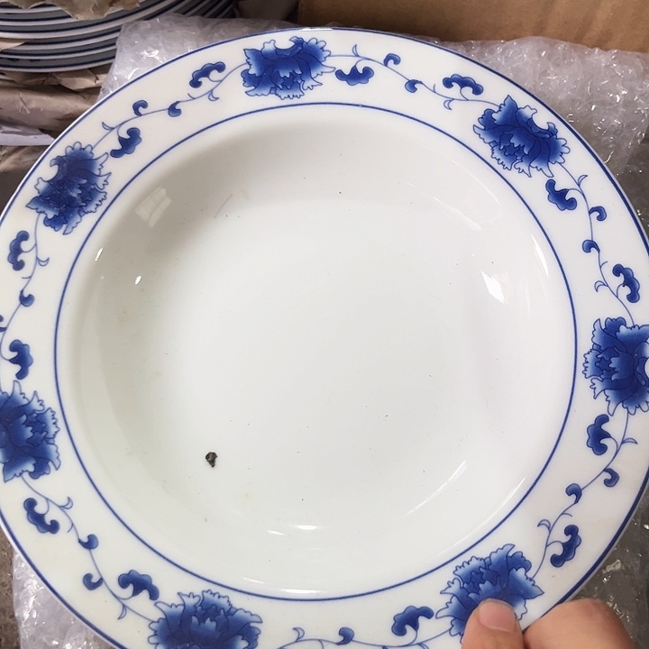 碗8寸深盘两个陶瓷陶瓷