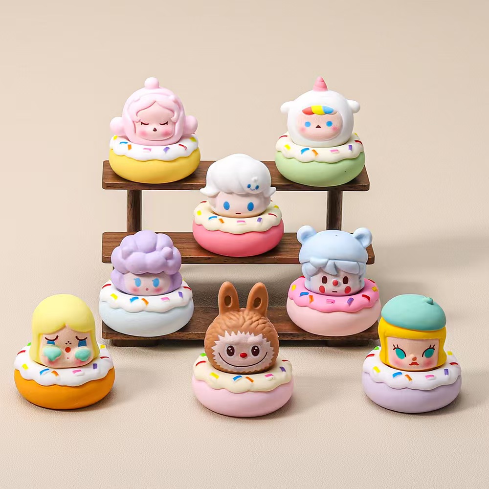 【许愿 对对碰 潮玩萌粒】8色泡泡甜甜圈