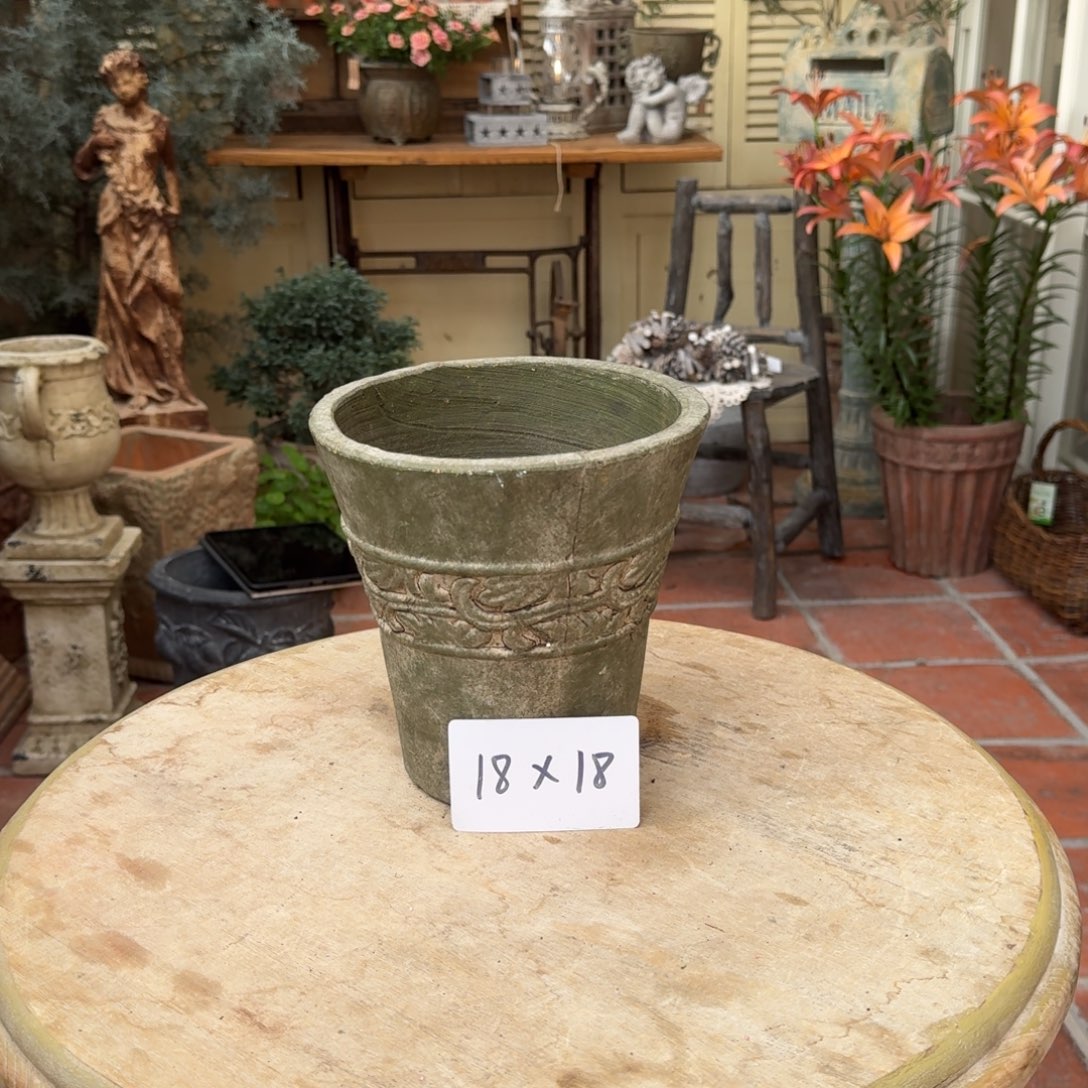 福利口径18高18粗陶手压