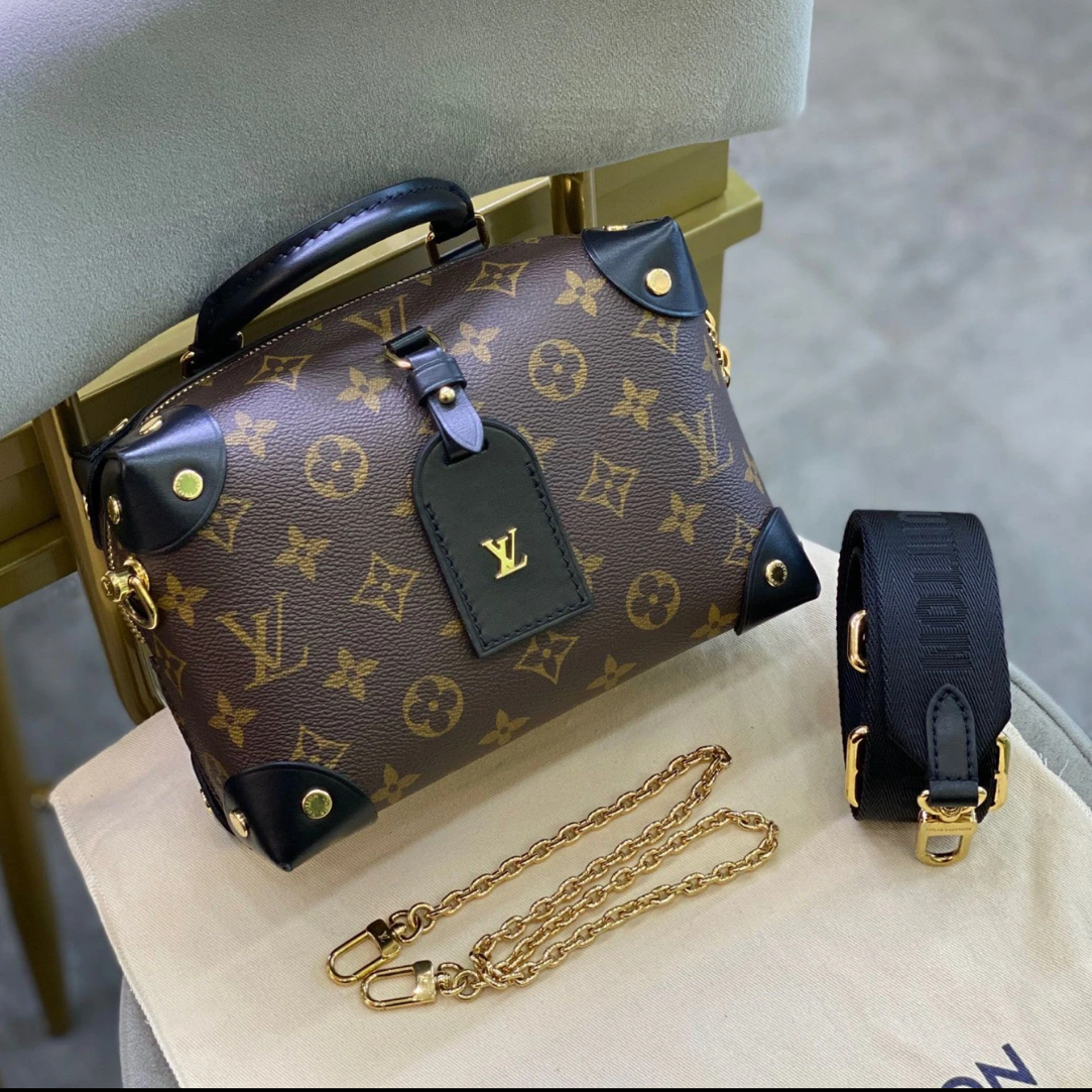 99新 LouisVuitton/路易威登 林纳奢品丨八角软盒子老花斜挎包