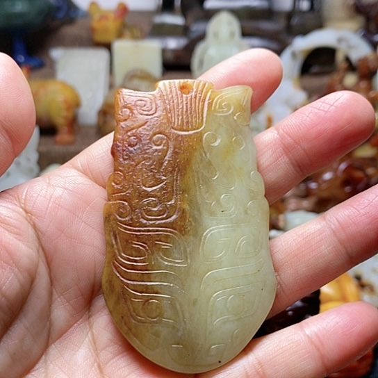 和田玉挂件未镶嵌