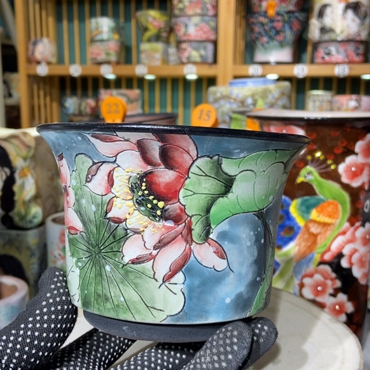 红陶景德镇艺术手绘作品