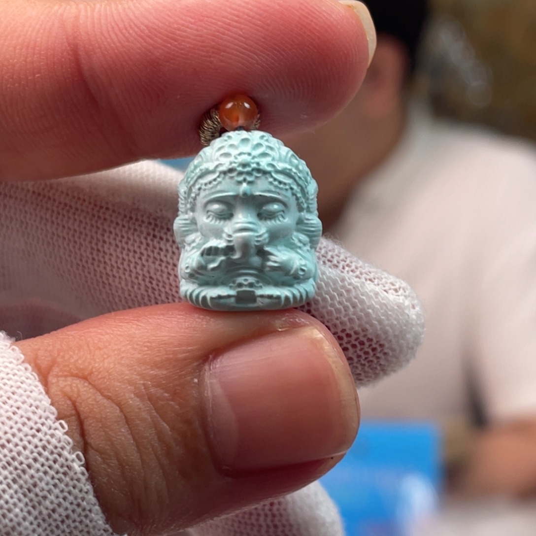 未镶嵌绿松石挂件
