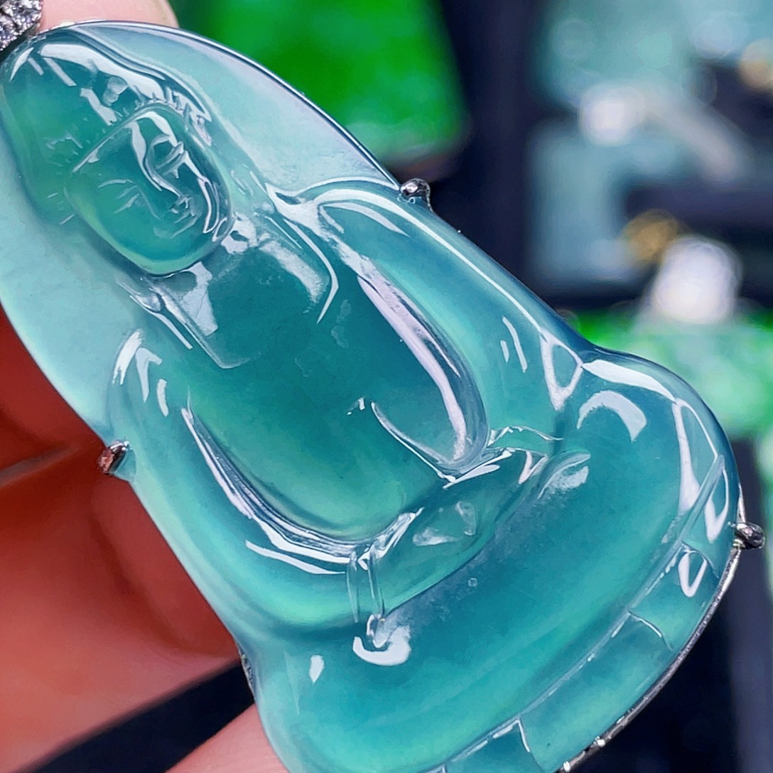 翡翠未镶嵌颈饰868