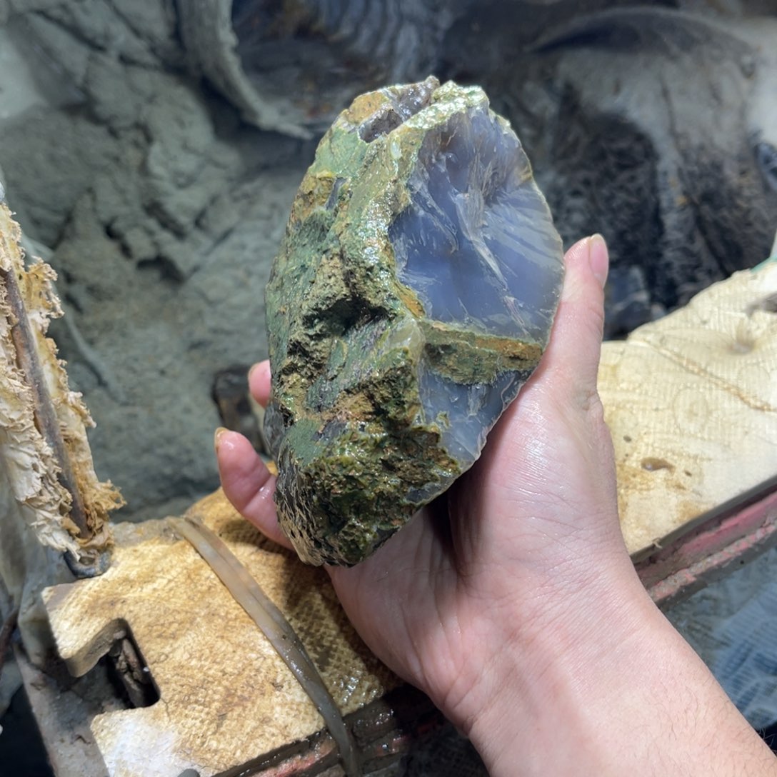 冬***阳定制玛瑙天然玛瑙手镯原石