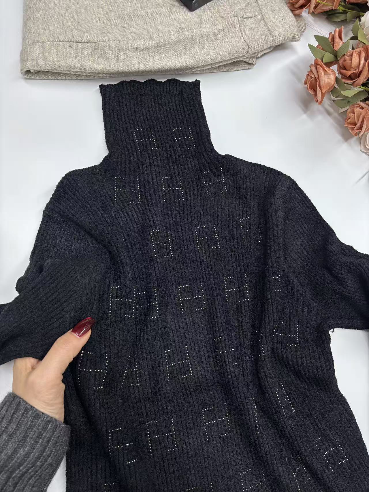 （玉姐家）秋冬新款时尚重工水钻弹力打底f1955 J022212