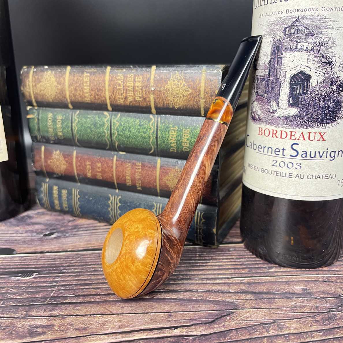 意大利帕斯库奇P2石楠木手工光面烟斗3mm男士商务礼品