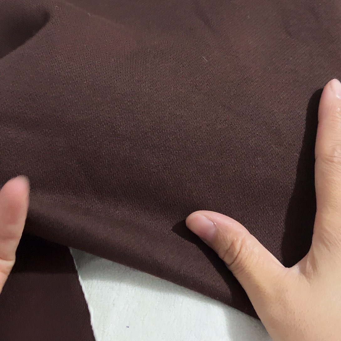 萍***萍星空面深咖色奥利绒1.2米长带螺纹