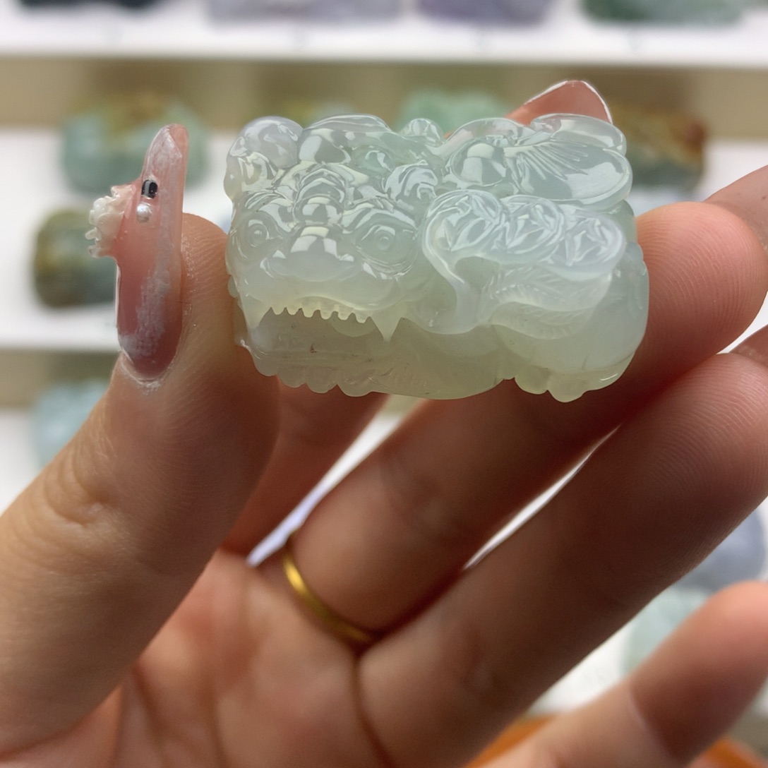 翡翠吊坠(不含链)未镶嵌天然缅甸翡翠A货貔貅