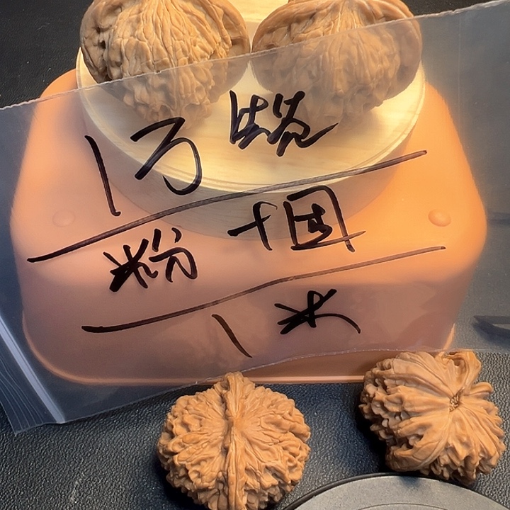 吊坠桃核四座楼狮子头