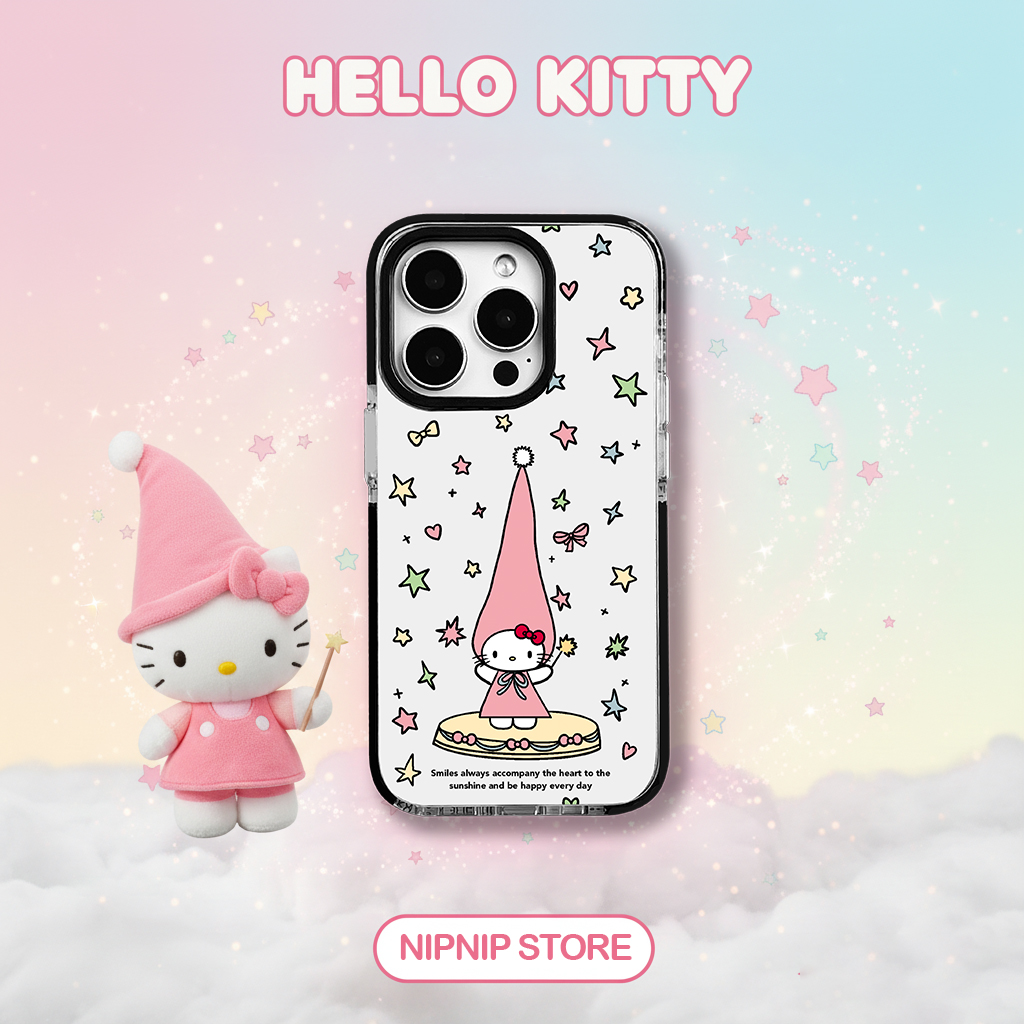 魔法星星kitty可爱透明磁吸12/13/14/15/16promax适用苹果手机壳