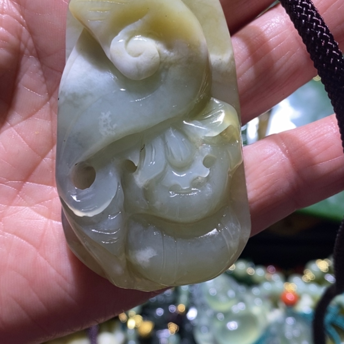 【闪购商品】岫玉毛衣链未镶嵌