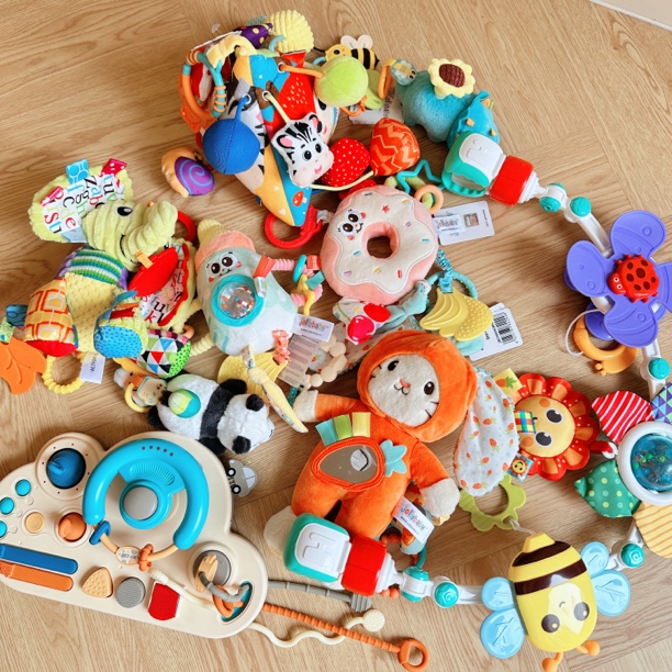 直播间专属 婴儿车挂风铃摇铃 宝宝锻炼小手玩具 启蒙早教布书