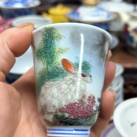 杯子景德镇陶瓷主人杯