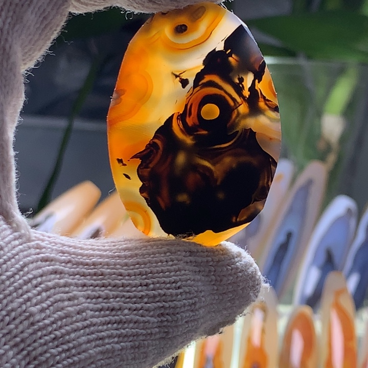 未镶嵌玛瑙/玉髓珠宝半成品206