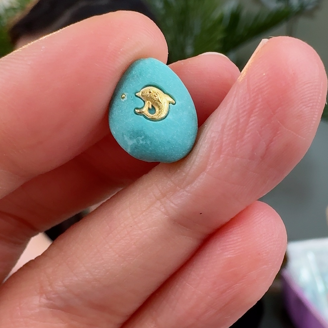 绿松石珠宝奇石未镶嵌