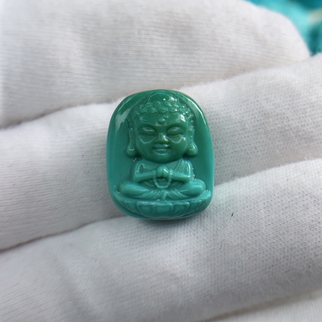 绿松石颈饰未镶嵌卡14.9-17.8-9.8