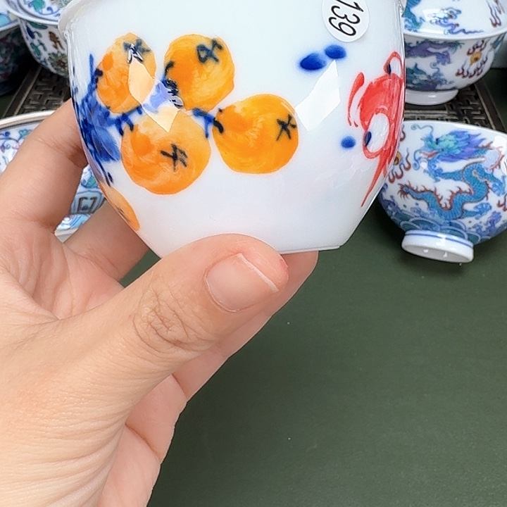 沙沙手工手绘茶具139