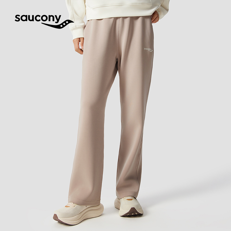 Saucony索康尼女子官方保暖舒适日常百搭松紧腰头运动针织长裤