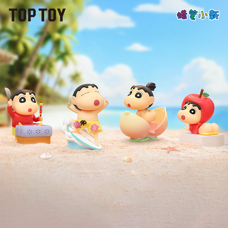 【桌面摆件】TOPTOY蜡笔小新调皮日记系列可动盲盒潮玩搞怪小公仔
