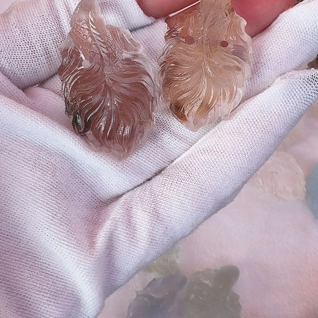 珠***生未镶嵌手链水晶幽灵鱼2