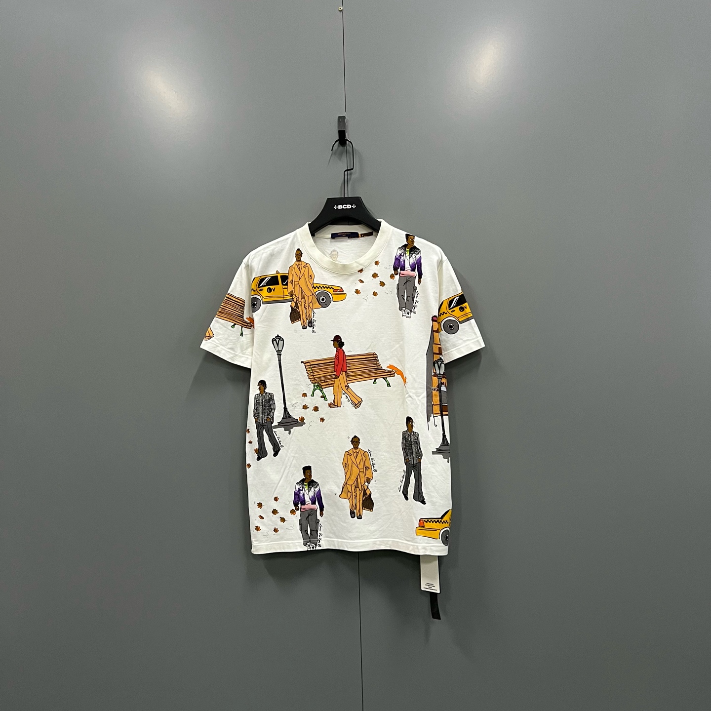 95新 LouisVuitton/路易威登 (ll) 人物图案印花短袖 610135 L码