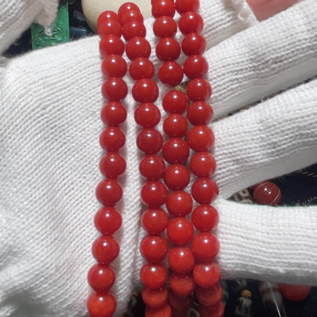 玛瑙/玉髓未镶嵌玛瑙单珠子108颗玛瑙珠8mm