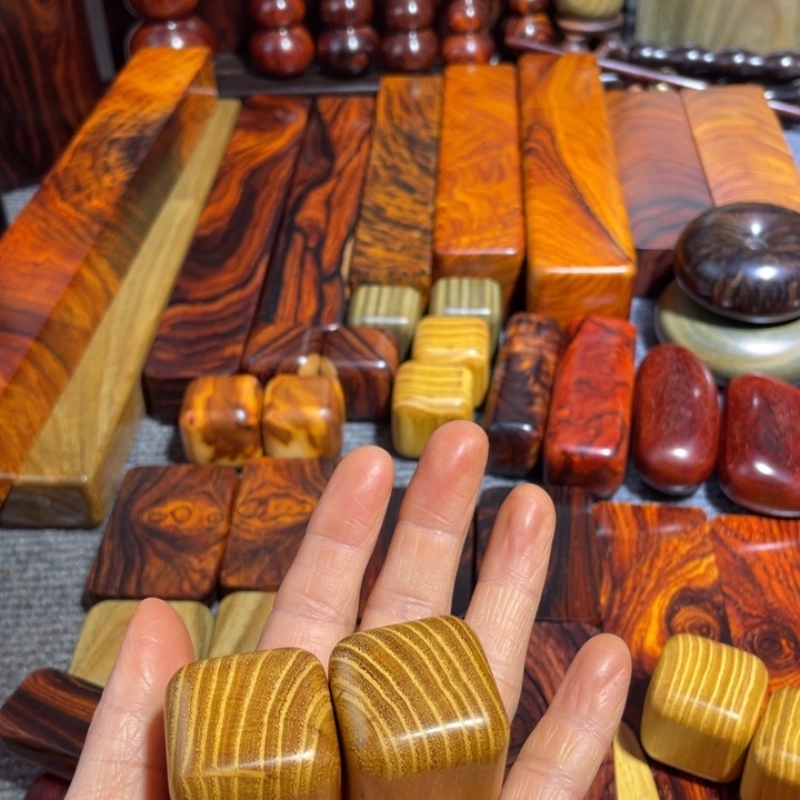 晴***里柘木方块手把一对