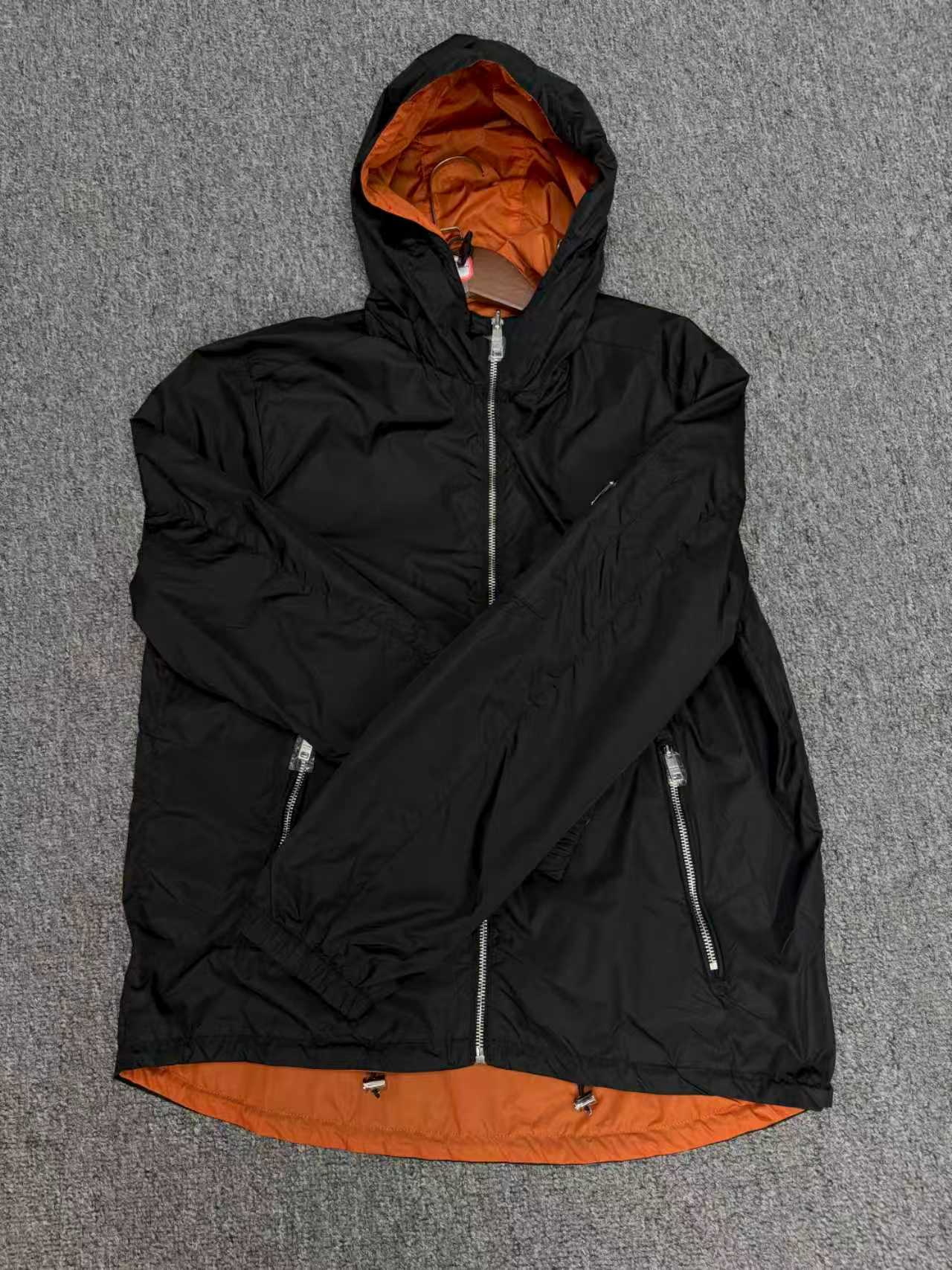 033常规款拉链长袖春季连帽防水时尚男士秋冬透气