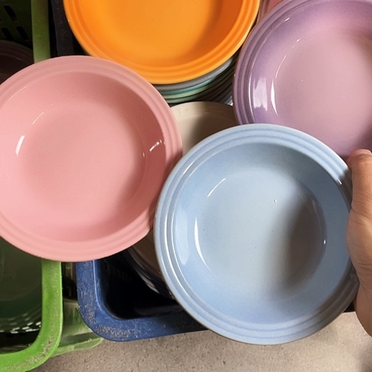 盘外贸单4个陶瓷陶瓷6英寸