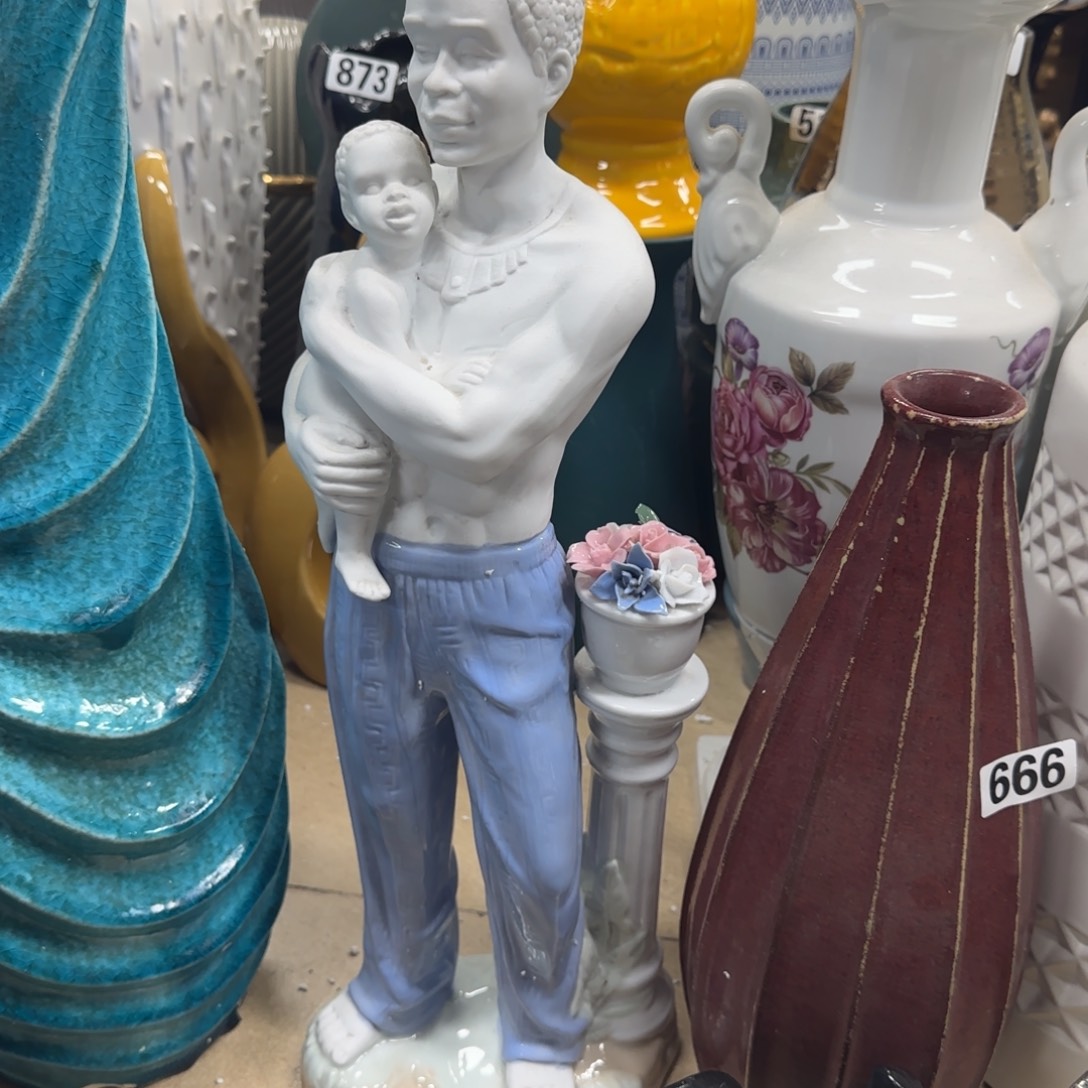 瓷片陶瓷工艺花瓶摆件