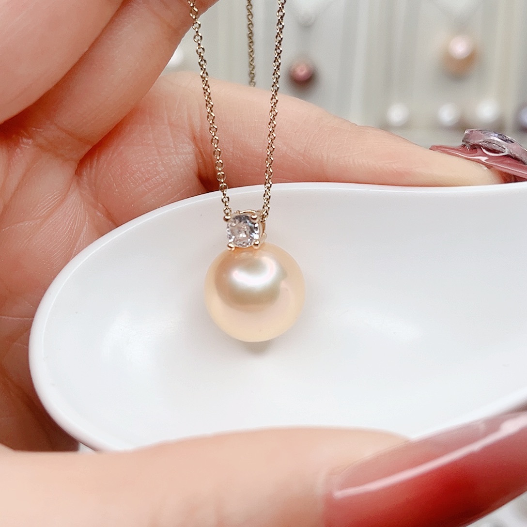 合金吊坠(赠链)淡水珍珠