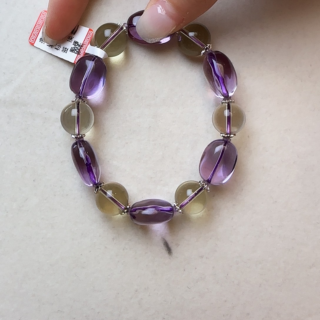 水晶手链未镶嵌L*Y大气上档次