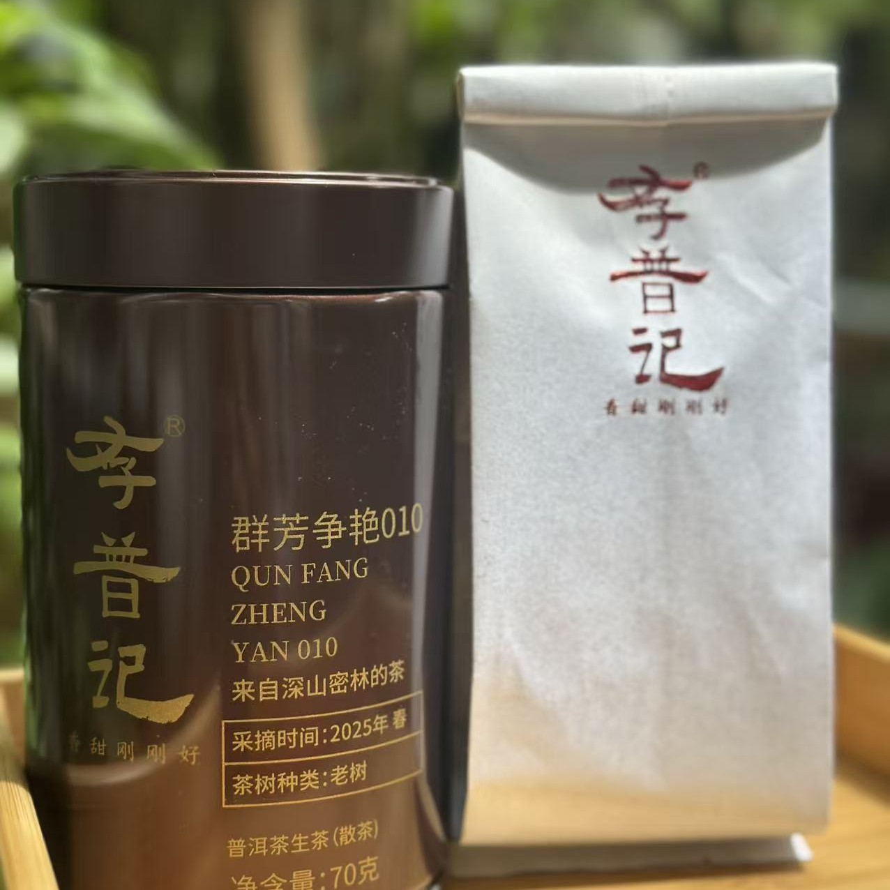 普洱茶生茶存普记群芳争艳010