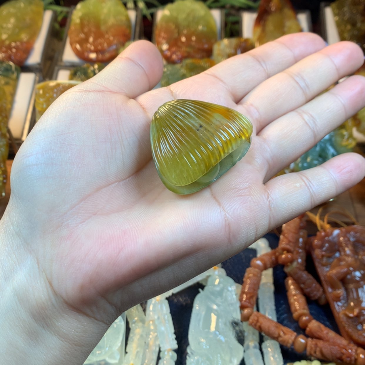 【闪购商品】蛇纹石玉颈饰未镶嵌