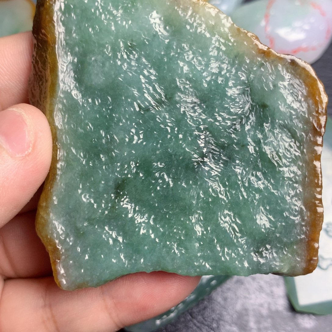 用***6定制翡翠未镶嵌翡翠