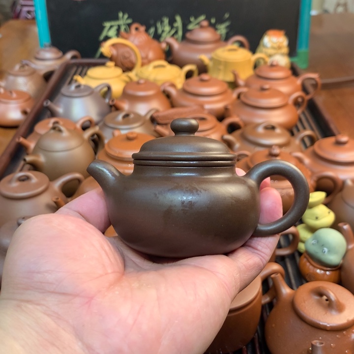 紫砂茶壶原矿紫泥仿古150cc