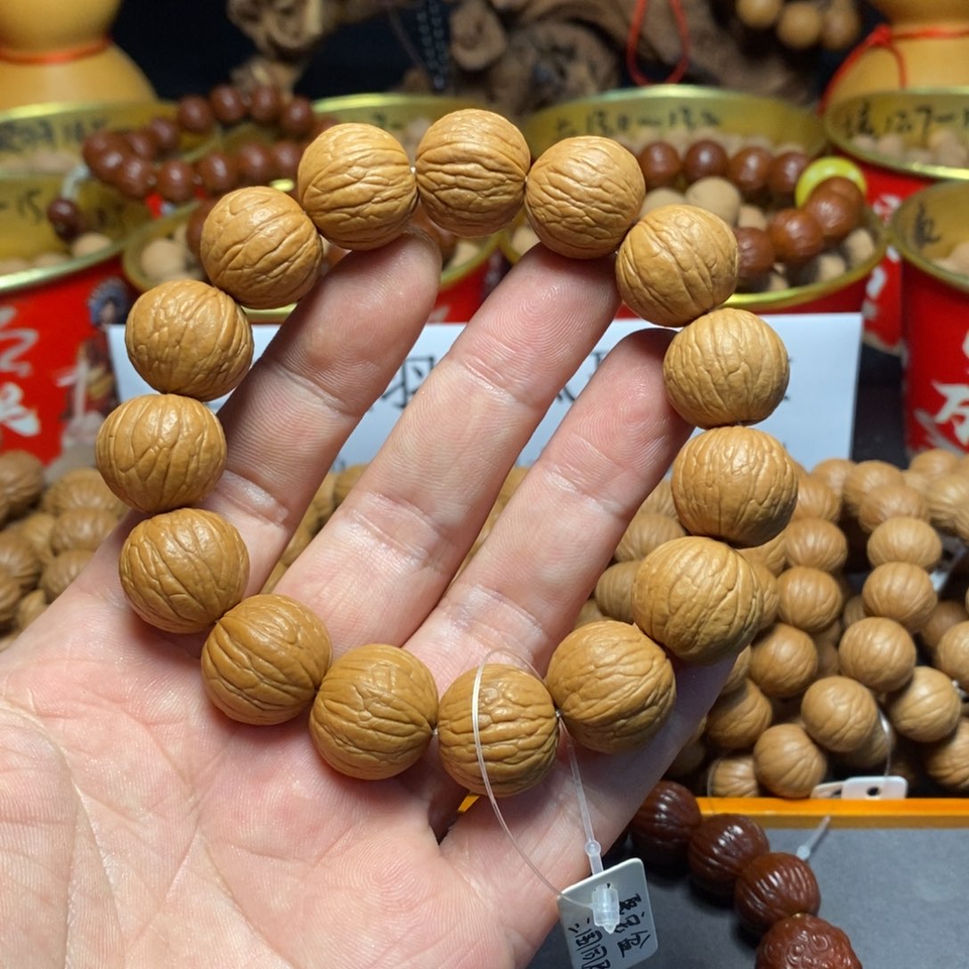 核桃手串/手链@*18➕聚宝盆三围