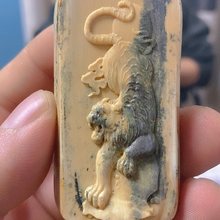 天然猛犸牙雕刻残次品
