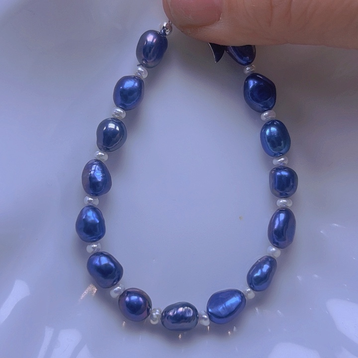 淡水珍珠手绳合金