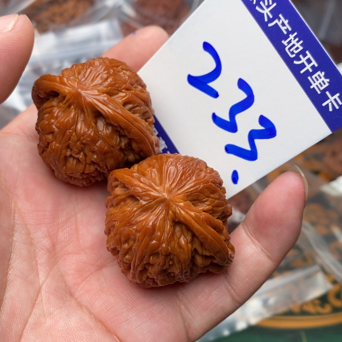 把件文玩核桃磨盘狮子头38
